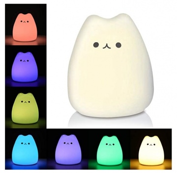 Лампа ночник Xiaomi 7 Colors Soft Cat Lamp