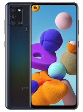 Смартфон Samsung Galaxy A21s 4/64Gb Чёрный