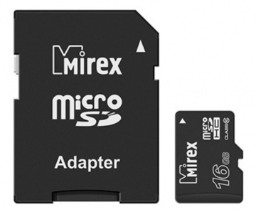 Карта памяти Micro Secure Digital HC/10 16Gb Mirex