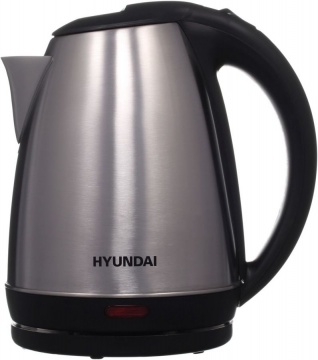 Чайник Hyundai HYK-S1030 серебристый матовый/черный