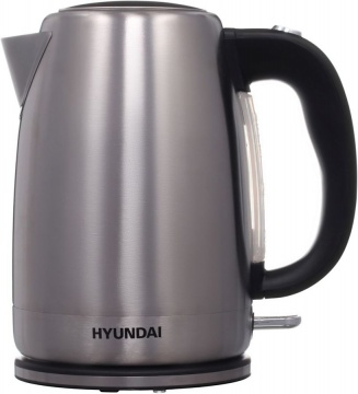 Чайник Hyundai HYK-S2030 серебристый матовый/черный