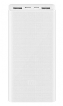 Портативная зарядка Xiaomi Mi Power Bank 3 30000 Белая (PB3018ZM)
