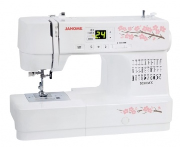 Швейная машина Janome 1030MX белый/цветы