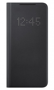 Чехол для смартфона Samsung Smart LED View Cover S21, Чёрный (EF-NG991PBEGRU) 