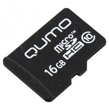 Карта памяти Micro Secure Digital HC/10 16Gb QUMO