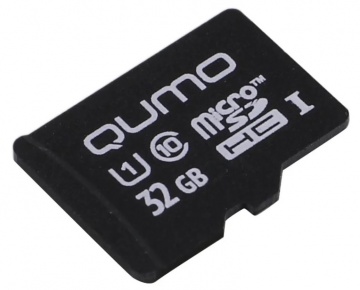 Карта памяти Micro Secure Digital HC/10 32Gb QUMO