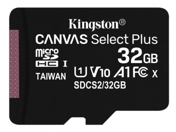 Карта памяти Micro Secure Digital HC/10 32Gb Kingston Canvas Select Plus