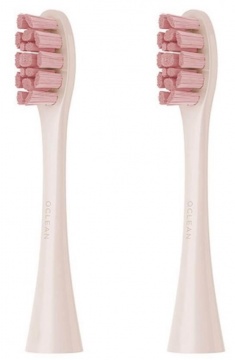 Сменные насадки для зубной щетки Xiaomi Oclean Whitening Brush Head  Pink 2шт (PW03)