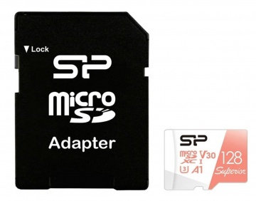 Карта памяти Micro Secure Digital XC/10 128Gb Silicon Power Superior