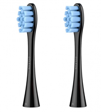 Сменные насадки для зубной щетки Xiaomi Oclean Standard Clean Brush Head, Чёрные (2шт)