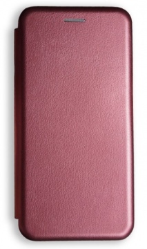 Чехол для смартфона Xiaomi Redmi Note 11, WELLMADE, бордовый (книжка)