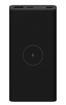Портативная зарядка Xiaomi 10000 mAh Mi Wireless Power Bank Черный (WPB15PDZM)