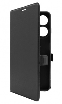Чехол для смартфона Xiaomi Redmi Note 12 (4G), BoraSCO, чёрный (книжка)