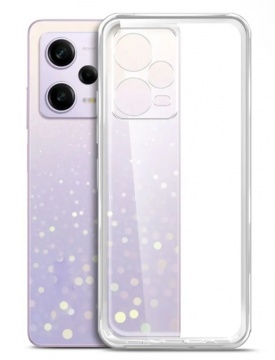 Чехол для смартфона Xiaomi Redmi Note 12 Pro+, BoraSCO, прозрачный (силикон)