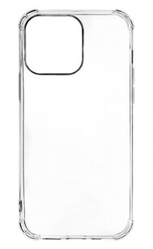 Чехол для смартфона Apple iPhone 15 Pro Max, PERO, прозрачный (силикон, усиленный)