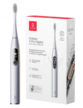 Зубная электрическая щетка Xiaomi Oclean X Pro Digital Серебряный / Glamour Silver