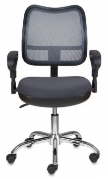 Кресло Бюрократ CH-799SL/DG/TW-12 спинка сетка темно-серый сиденье серый