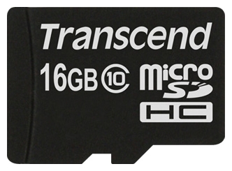 Карта памяти Micro Secure Digital HC/10 16Gb Transcend