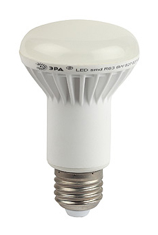 Лампа светодиодная LED ЭРА R63-6w-827-E27
