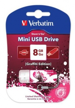  Verbatim Mini Graffiti Edition 8 ГБ