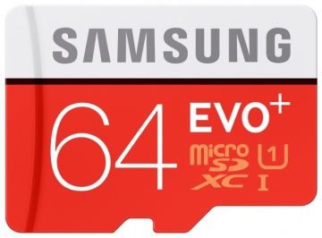 Карта памяти Micro Secure Digital XC/10  64Gb Samsung EVO Plus