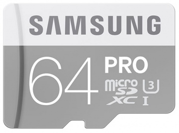 Карта памяти Micro Secure Digital XC/10  64Gb Samsung Pro