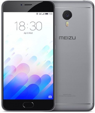 Смартфон Meizu M3 Note 16Gb Серый/черный