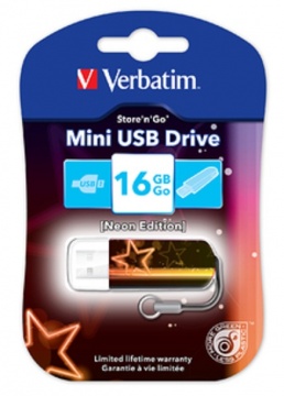  Verbatim Mini Neon Edition 16 ГБ