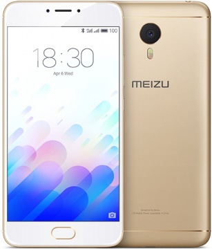 Смартфон Meizu M3 Note 16Gb Золотистый/белый