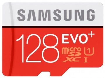 Карта памяти Micro Secure Digital XC/10 128Gb Samsung EVO Plus