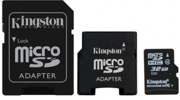 Карта памяти Micro Secure Digital HC/4 32Gb Kingston