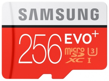 Карта памяти Micro Secure Digital XC/10 256Gb Samsung EVO Plus