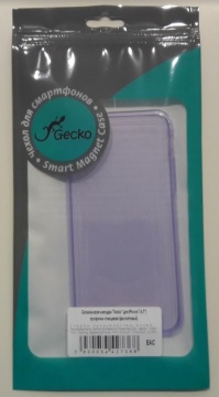 Чехол для смартфона Gecko S-G-IP7-VIO Прозрачно-фиолетовый