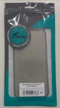 Чехол для смартфона Gecko S-G-IP7PL-BL Прозрачно-черный