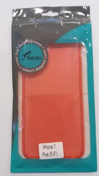 Чехол для смартфона Gecko S-G-IP7PL-RED Прозрачно-красный