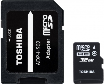 Карта памяти Micro Secure Digital HC/4 32Gb Toshiba