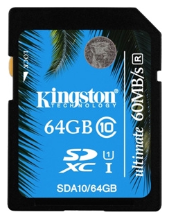 Карта памяти Secure Digital XC/10  64Gb Kingston