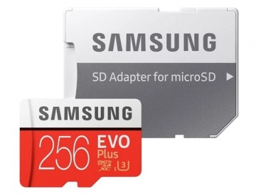 Карта памяти Micro Secure Digital XC/10 256Gb Samsung EVO Plus v2