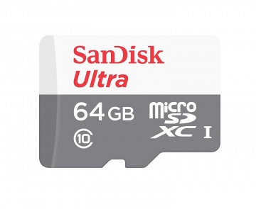 Карта памяти Micro Secure Digital XC/10 64Gb Sandisk Ultra 80