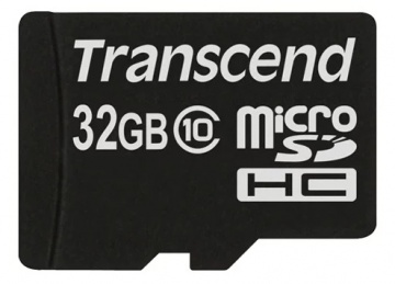 Карта памяти Micro Secure Digital HC/10 32Gb Transcend Premium