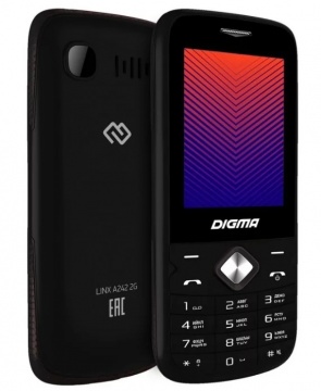 Телефон Digma LINX A242 2G Черный