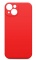 Чехол для смартфона Apple iPhone 14, BoraSCO, красный (soft-touch, микрофибра)