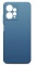 Чехол для смартфона Xiaomi Redmi Note 12 (4G), BoraSCO, синий (soft-touch, микрофибра)
